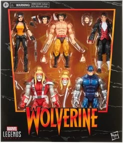 Hasbro Marvel Legends Wolverine 5 Pack With Omega Red, Cyber, Callisto, Jason Wyngarde Action Figures -Hasbro Sale Shop 05010993858255