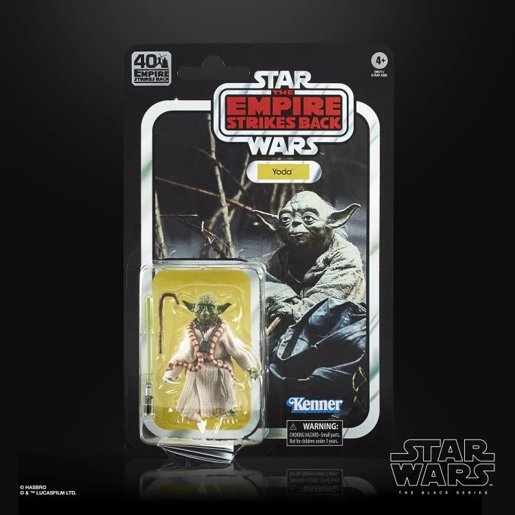 Hasbro Star Wars Black Series 40th Anniversary Empire Strikes Back Yoda 6 Inch Action Figure 5 Hasbro Star Wars Black Series 40th Anniversary Empire Strikes Back Yoda 6 Inch Action Figure - Image 3