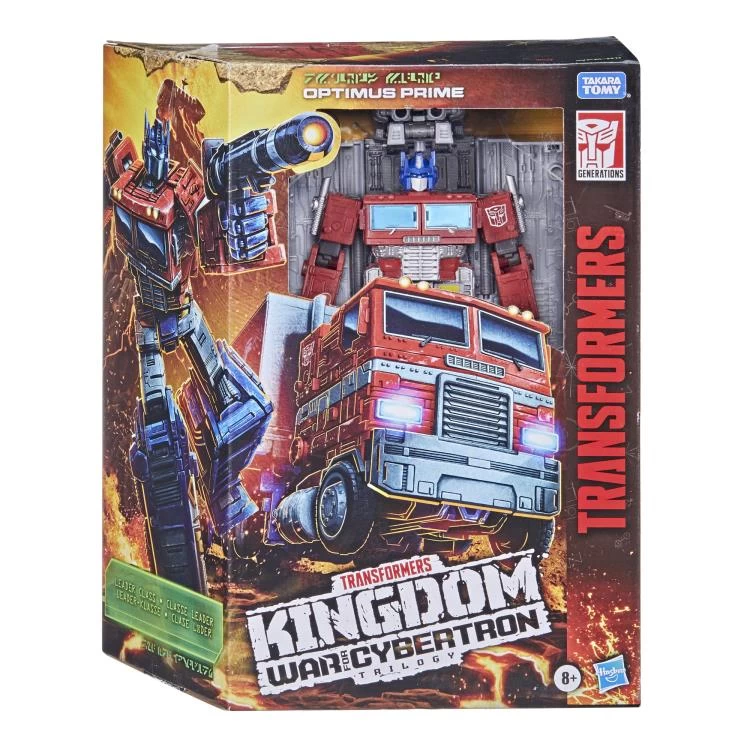 Hasbro Transformers Generations War For Cybertron: Kingdom Leader Optimus Prime Action Figure WFC-K11 11 Hasbro Transformers Generations War For Cybertron: Kingdom Leader Optimus Prime Action Figure WFC-K11 - Image 9