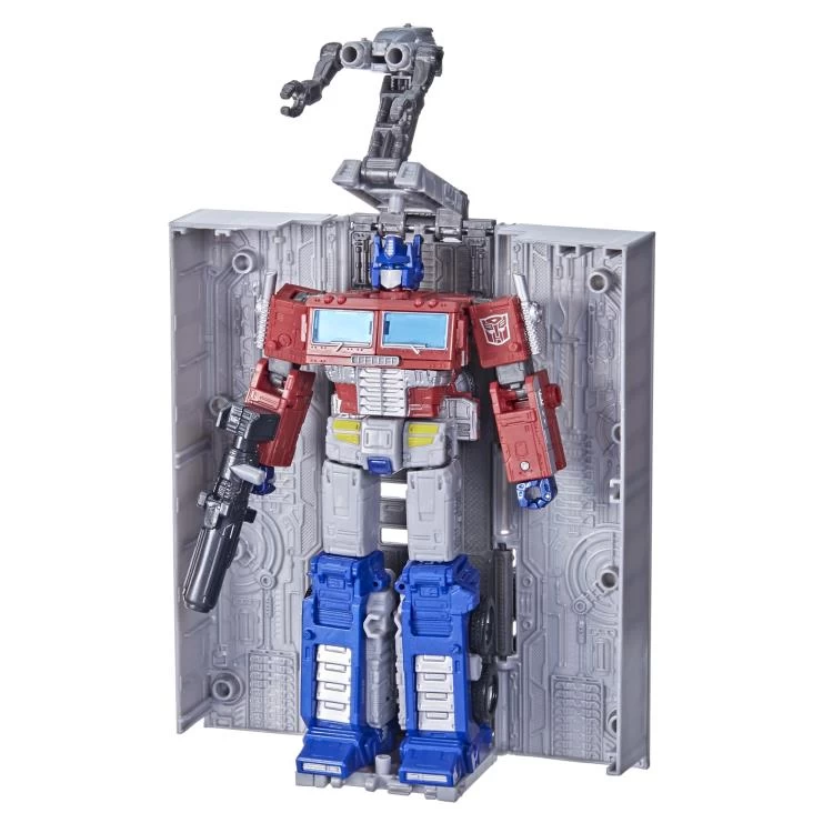 Hasbro Transformers Generations War For Cybertron: Kingdom Leader Optimus Prime Action Figure WFC-K11 4 Hasbro Transformers Generations War For Cybertron: Kingdom Leader Optimus Prime Action Figure WFC-K11 - Image 2