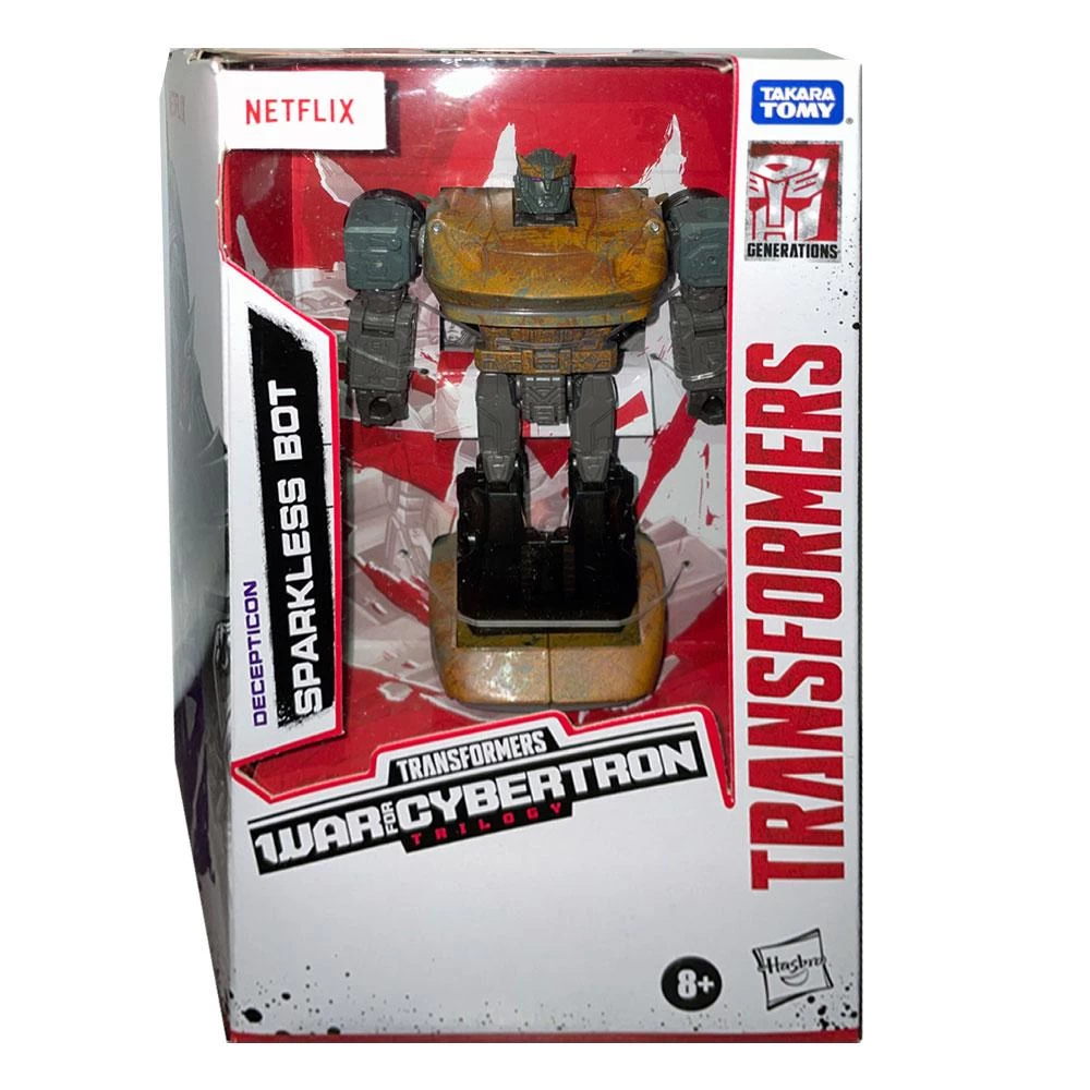 Hasbro Transformers Generations Netflix War For Cybertron: Trilogy Deluxe Decepticon Sparkless Bot Action Figure Exclusive 5 Hasbro Transformers Generations Netflix War For Cybertron: Trilogy Deluxe Decepticon Sparkless Bot Action Figure Exclusive - Image 3