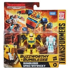 Hasbro Transformers War For Cybertron Trilogy Core Buzzworthy Bumblebee And Spike Witwicky 2 Pack Action Figure -Hasbro Sale Shop 5010993777723