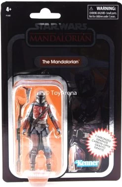 Hasbro Star Wars Vintage Collection The Mandalorian Carbonized F1420 3.75" Action Figure -Hasbro Sale Shop 5010993785520
