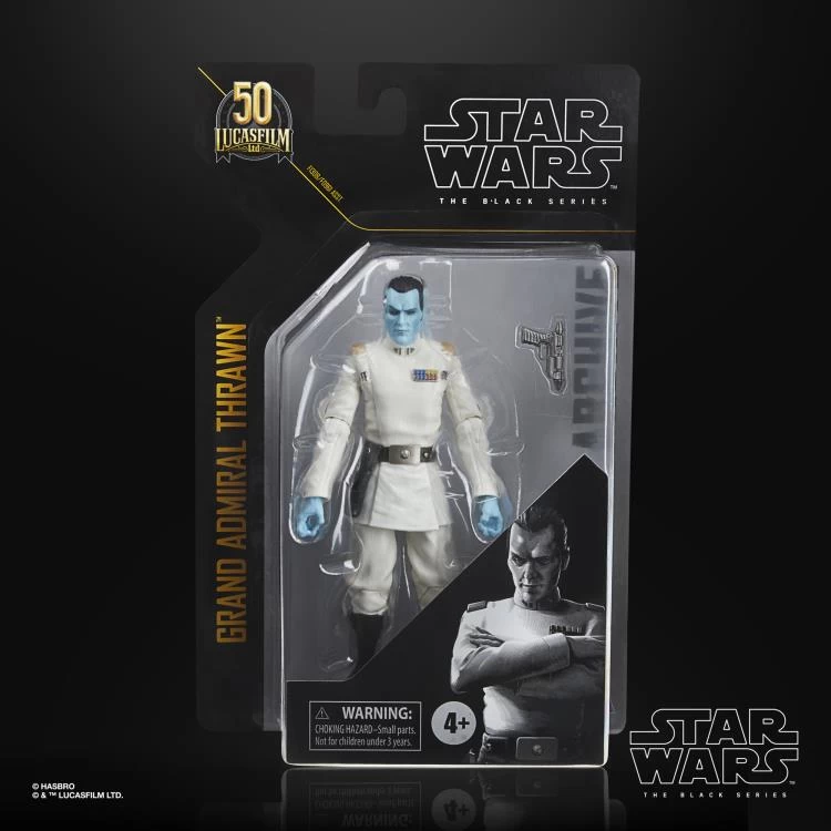 Hasbro Star Wars Black Series Archive Collection Grand Admiral Thrawn 6 Inch Action Figure 7 Hasbro Star Wars Black Series Archive Collection Grand Admiral Thrawn 6 Inch Action Figure - Image 5