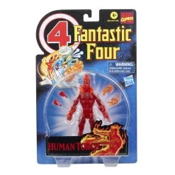 Hasbro Marvel Legends Vintage Retro Collection Fantastic Four Wave Human Torch Action Figure -Hasbro Sale Shop 5010993842544
