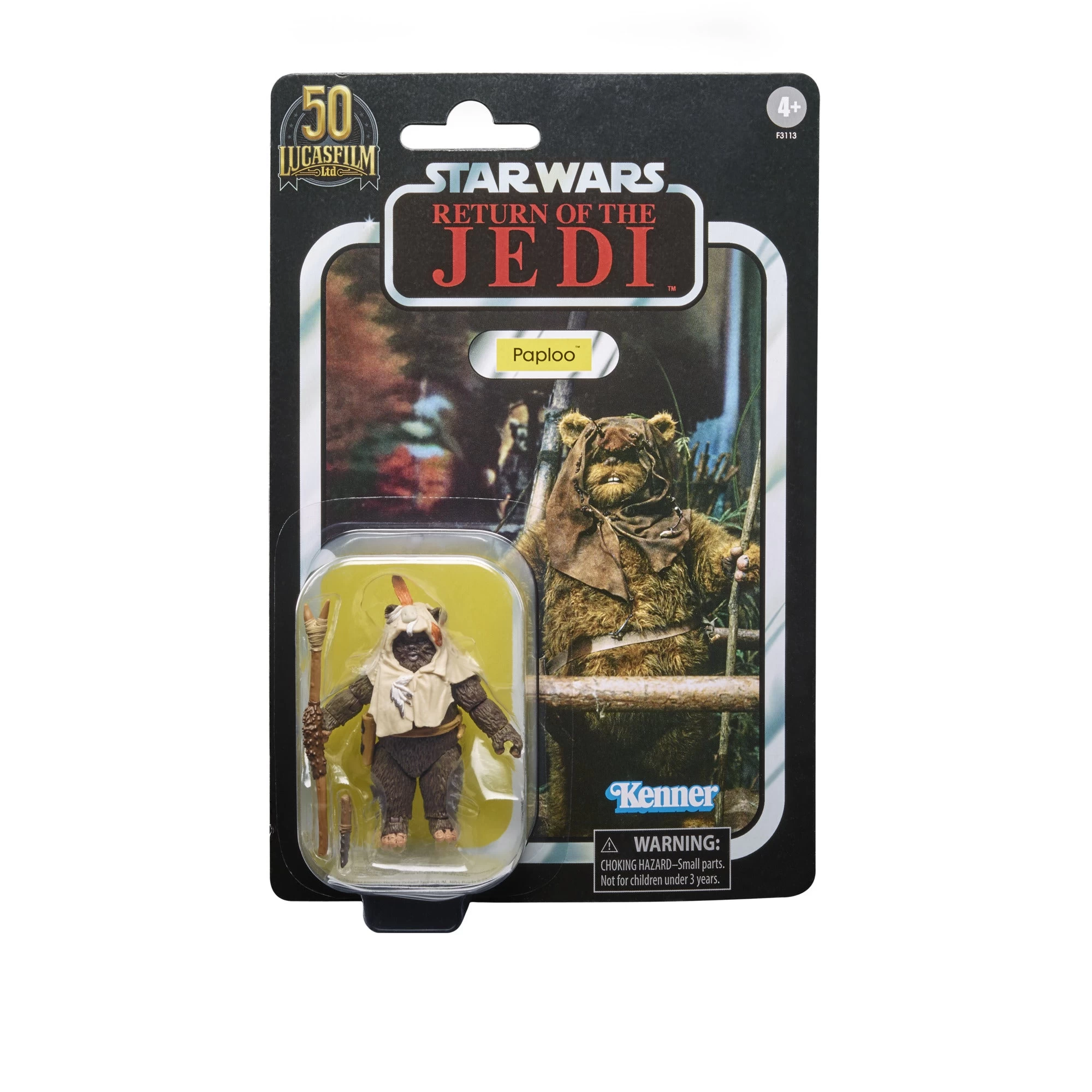 Hasbro Star Wars Lucasfilm 50th Anniversary Vintage Collection Return Of The Jedi Paploo VC190 3.75" Action Figure 7 Hasbro Star Wars Lucasfilm 50th Anniversary Vintage Collection Return Of The Jedi Paploo VC190 3.75" Action Figure - Image 5