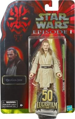 Hasbro Star Wars The Black Series Lucasfilm 50th Anniversary Episode I Qui-Gon Jinn 6 Inch Action Figure -Hasbro Sale Shop 5010993861415