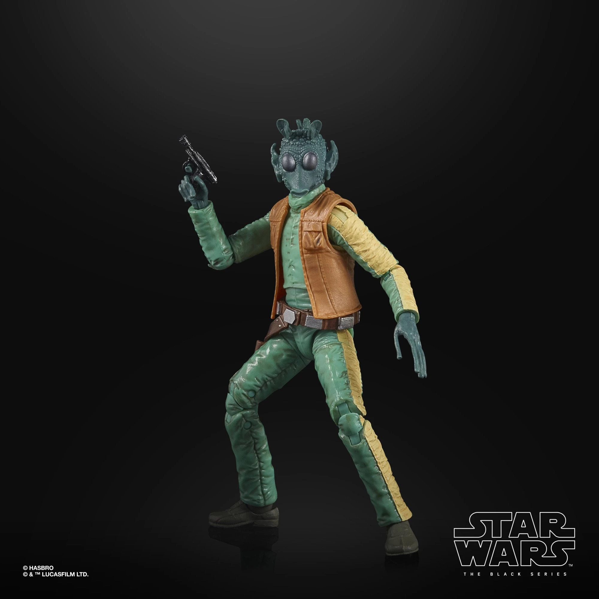 Hasbro Star Wars The Black Series Lucasfilm 50th Anniversary The Power Of The Force Greedo 6 Inch Action Figure 4 Hasbro Star Wars The Black Series Lucasfilm 50th Anniversary The Power Of The Force Greedo 6 Inch Action Figure - Image 2