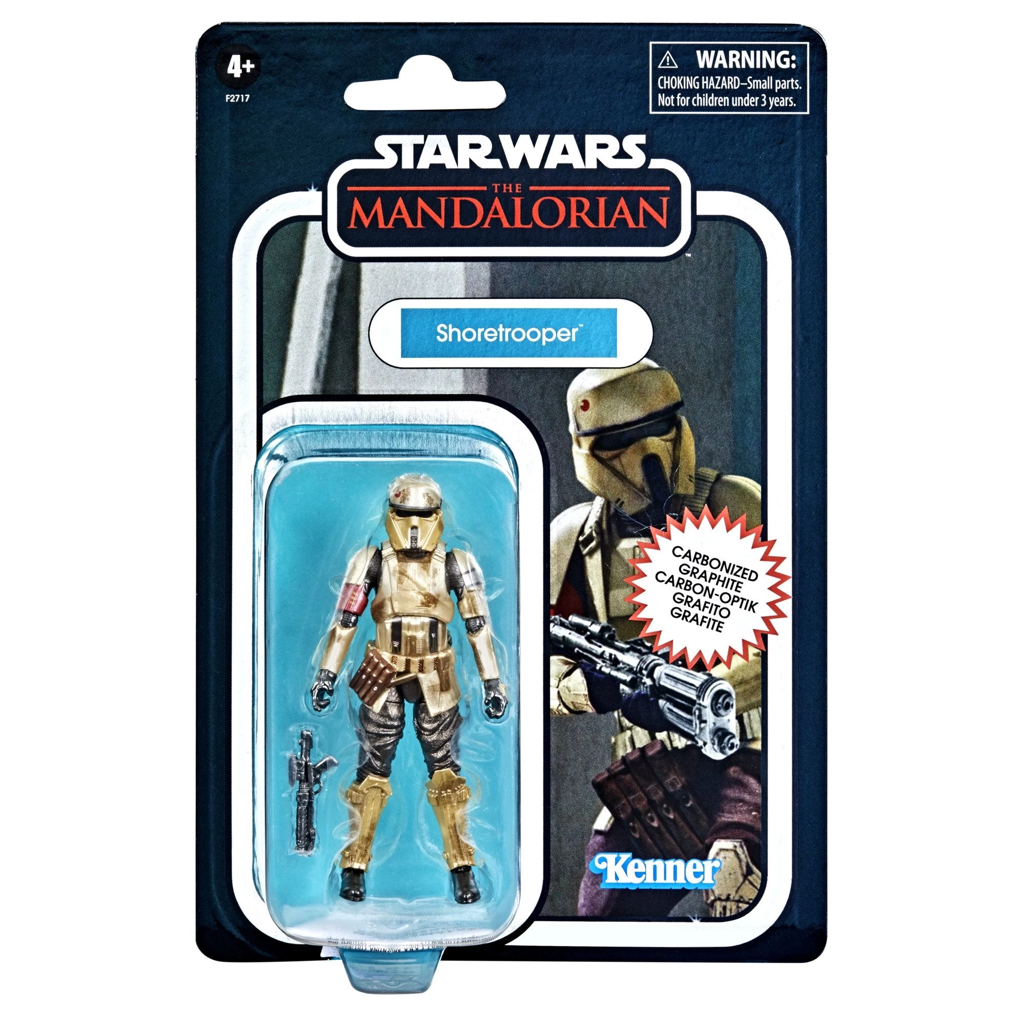 Hasbro Star Wars Vintage Collection Shoretrooper Carbonized F2717 3.75" Action Figure 6 Hasbro Star Wars Vintage Collection Shoretrooper Carbonized F2717 3.75" Action Figure - Image 4