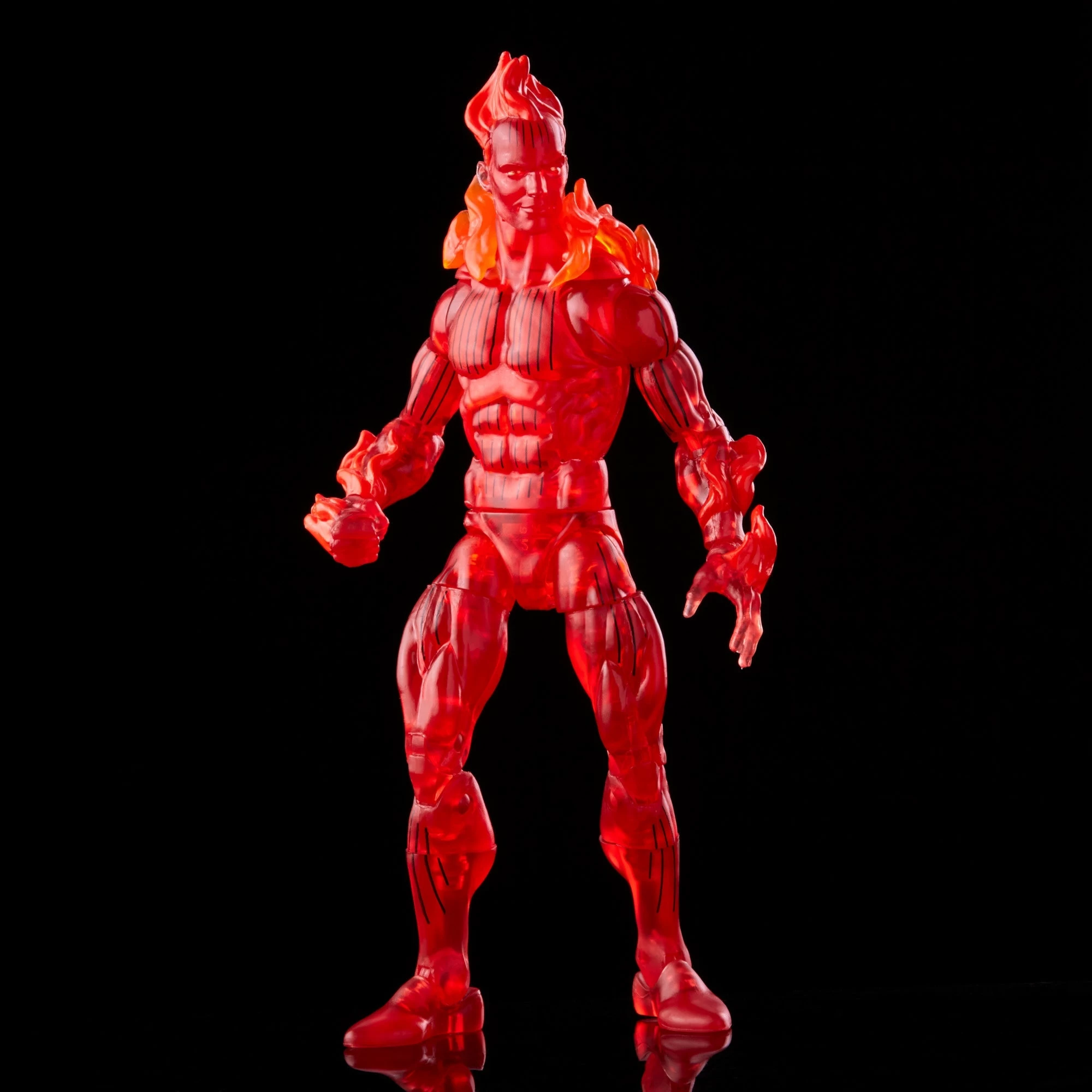Hasbro Marvel Legends Vintage Retro Series Fantastic Four 4 Human Torch Action Figure 4 Hasbro Marvel Legends Vintage Retro Series Fantastic Four 4 Human Torch Action Figure - Image 2
