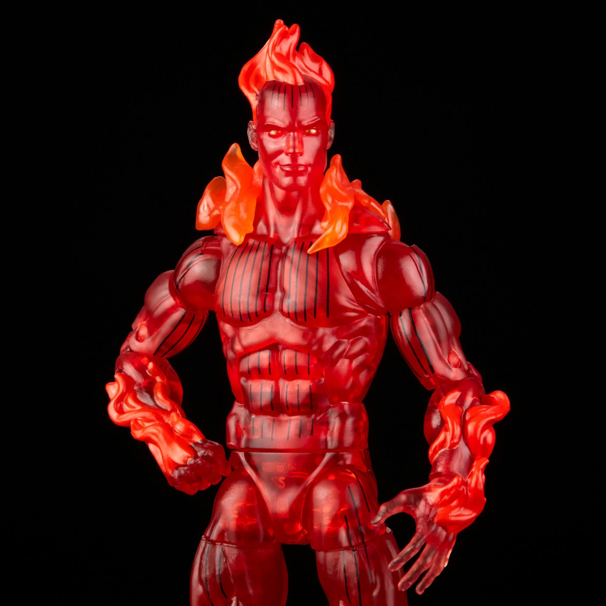 Hasbro Marvel Legends Vintage Retro Series Fantastic Four 4 Human Torch Action Figure 7 Hasbro Marvel Legends Vintage Retro Series Fantastic Four 4 Human Torch Action Figure - Image 5