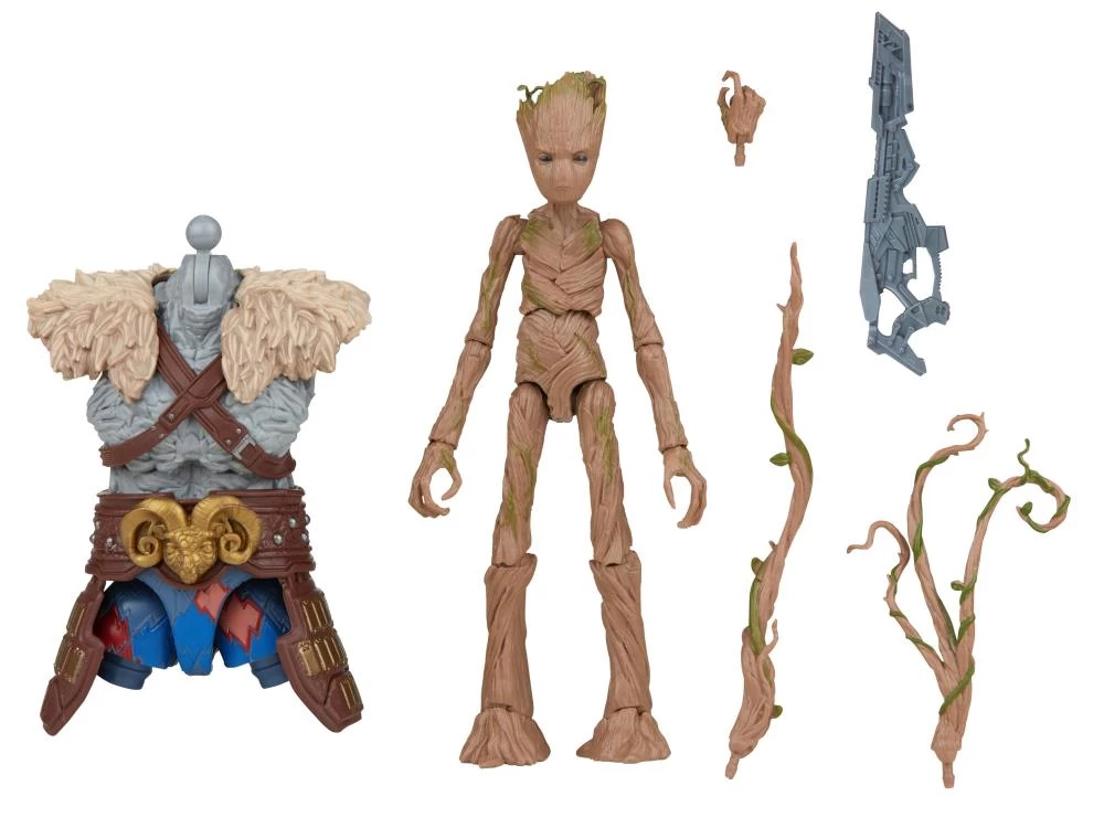 Hasbro Marvel Legends Thor Love And Thunder Wave Groot (BAF Marvel's Korg) Action Figure 3 Hasbro Marvel Legends Thor Love And Thunder Wave Groot (BAF Marvel's Korg) Action Figure
