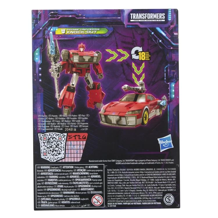 Hasbro Transformers Generations Legacy Deluxe Class Prime Universe Knock-out Action Figure 10 Hasbro Transformers Generations Legacy Deluxe Class Prime Universe Knock-out Action Figure - Image 8