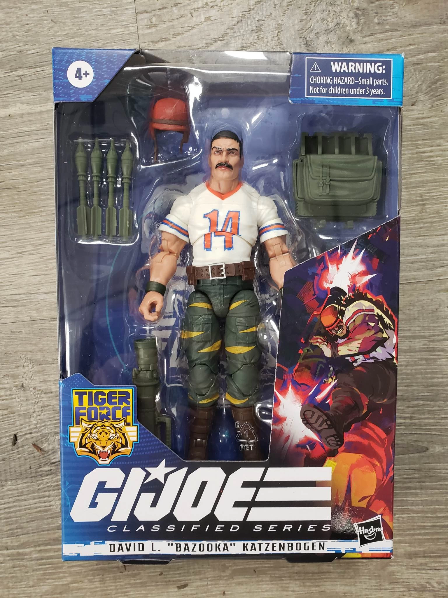 Hasbro G.I. Joe Classified Series #54 Tiger Force David L. "Bazooka" Katzenbogen Action Figure 3 Hasbro G.I. Joe Classified Series #54 Tiger Force David L. "Bazooka" Katzenbogen Action Figure