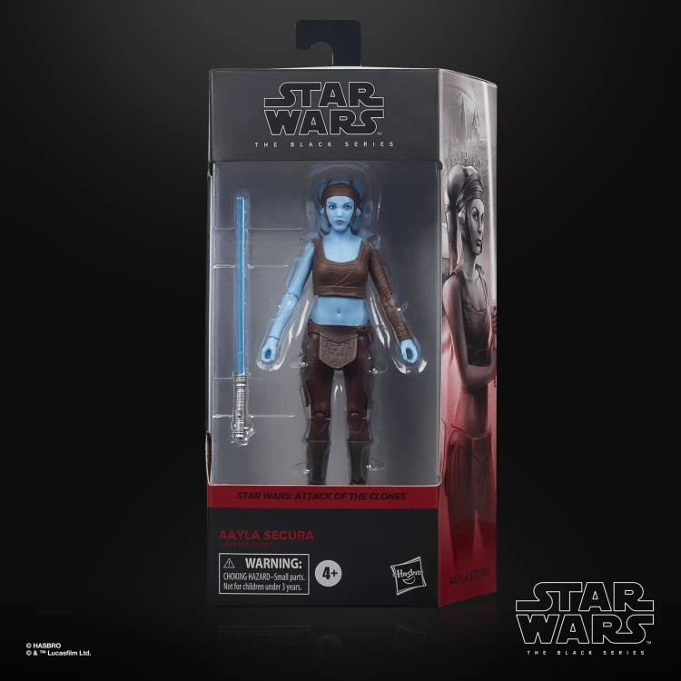 Hasbro Star Wars Black Series Attack Of The Clones #03 Aayla Secura 6 Inch Action Figure 7 Hasbro Star Wars Black Series Attack Of The Clones #03 Aayla Secura 6 Inch Action Figure - Image 5