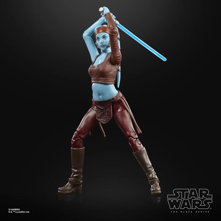 Hasbro Star Wars Black Series Attack Of The Clones #03 Aayla Secura 6 Inch Action Figure 5 Hasbro Star Wars Black Series Attack Of The Clones #03 Aayla Secura 6 Inch Action Figure - Image 3