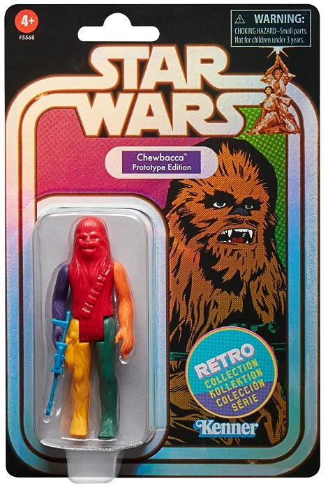 Hasbro Star Wars Retro Collection Chewbacca Prototype Edition 3.75" Action Figure 6 Hasbro Star Wars Retro Collection Chewbacca Prototype Edition 3.75" Action Figure - Image 4