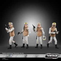 Hasbro Star Wars Vintage Collection Rebel Soldier (Echo Base Battle Gear) F5555 3.75" Action Figure 4-Pack -Hasbro Sale Shop 5010994180591c