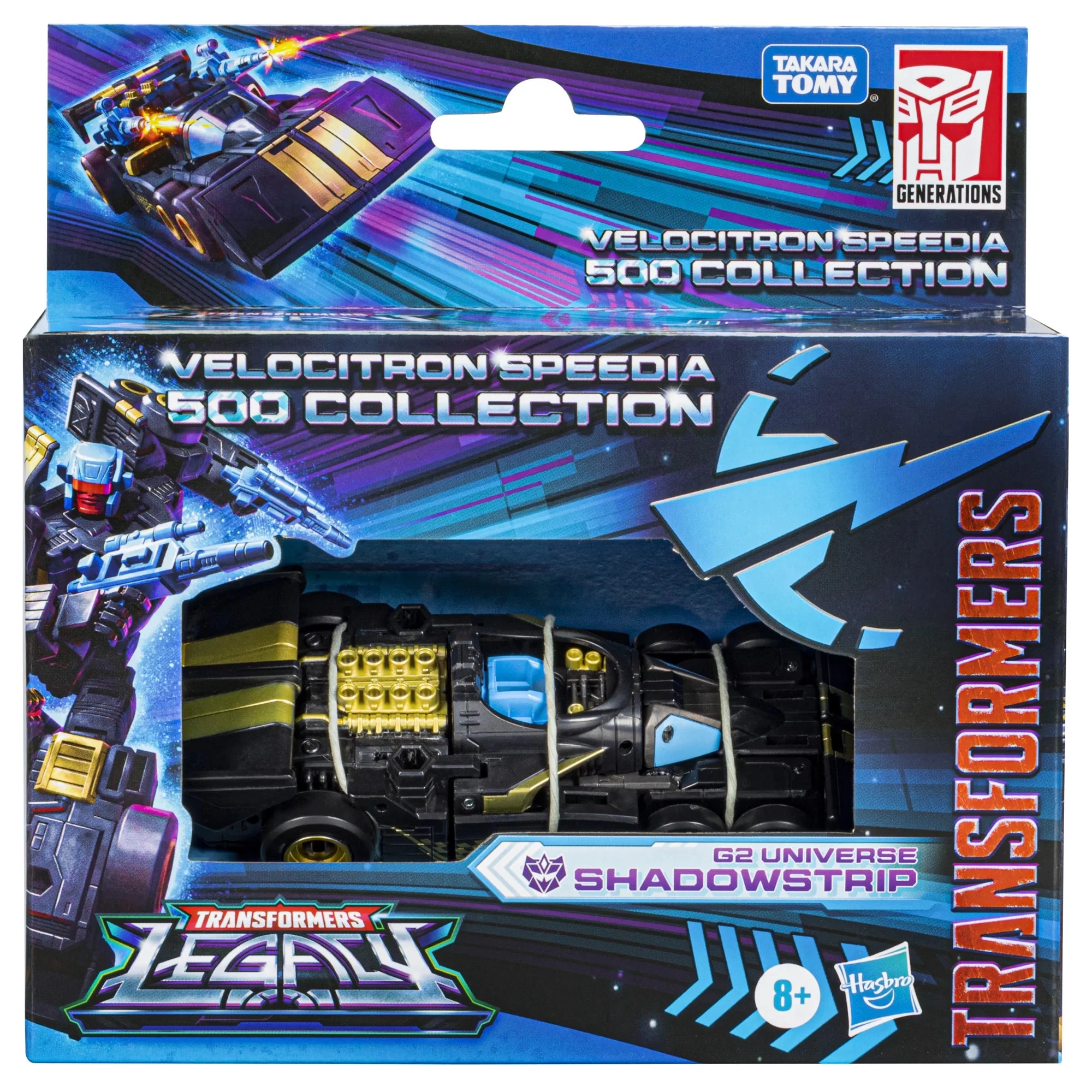 Hasbro Transformers Legacy Velocitron Speedia 500 Collection Deluxe G2 Universe Shadowstrip Action Figure 5 Hasbro Transformers Legacy Velocitron Speedia 500 Collection Deluxe G2 Universe Shadowstrip Action Figure - Image 3