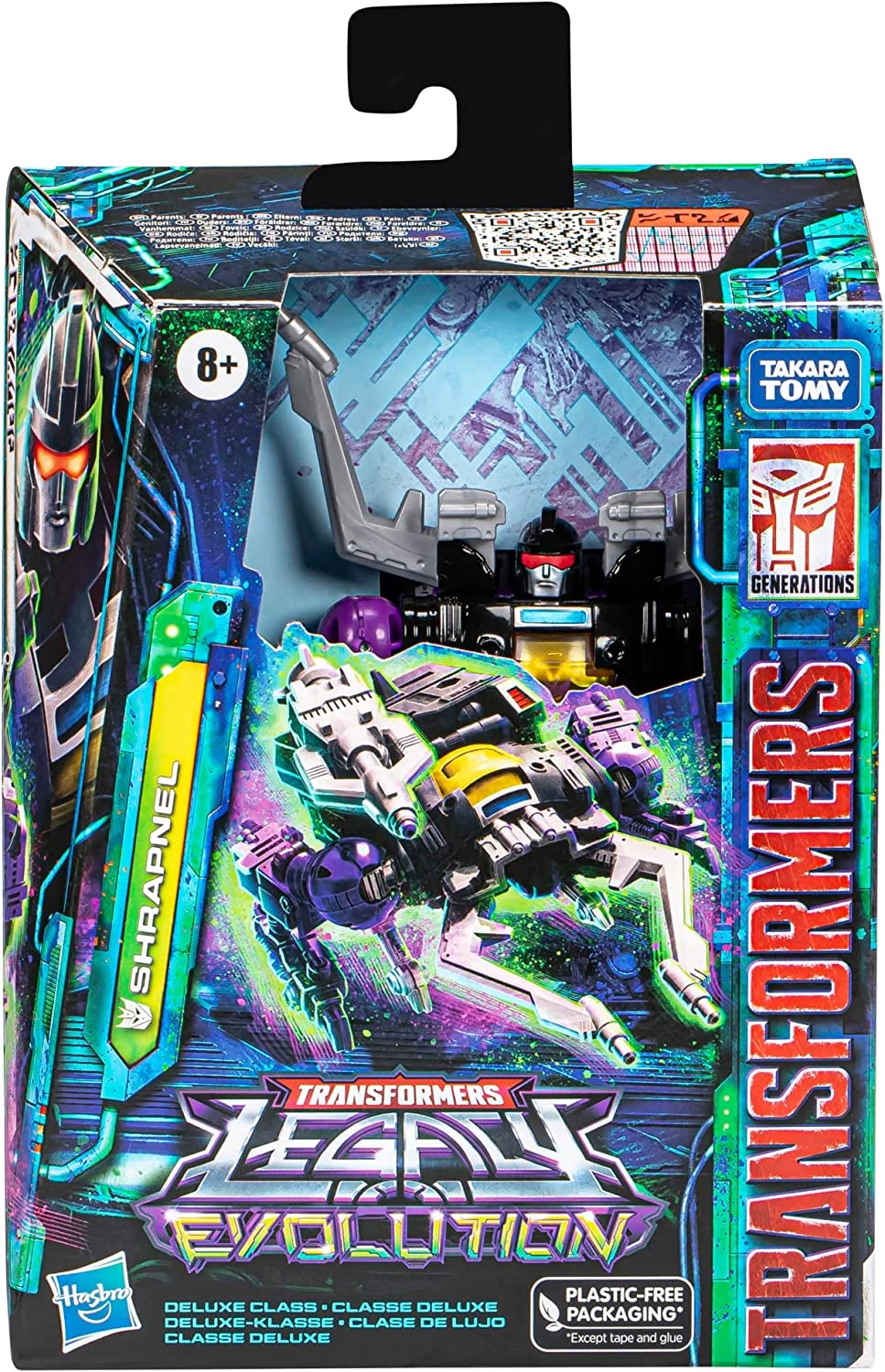 Hasbro Transformers Generations Legacy Evolution Deluxe Class Shrapnel Action Figure 3 Hasbro Transformers Generations Legacy Evolution Deluxe Class Shrapnel Action Figure