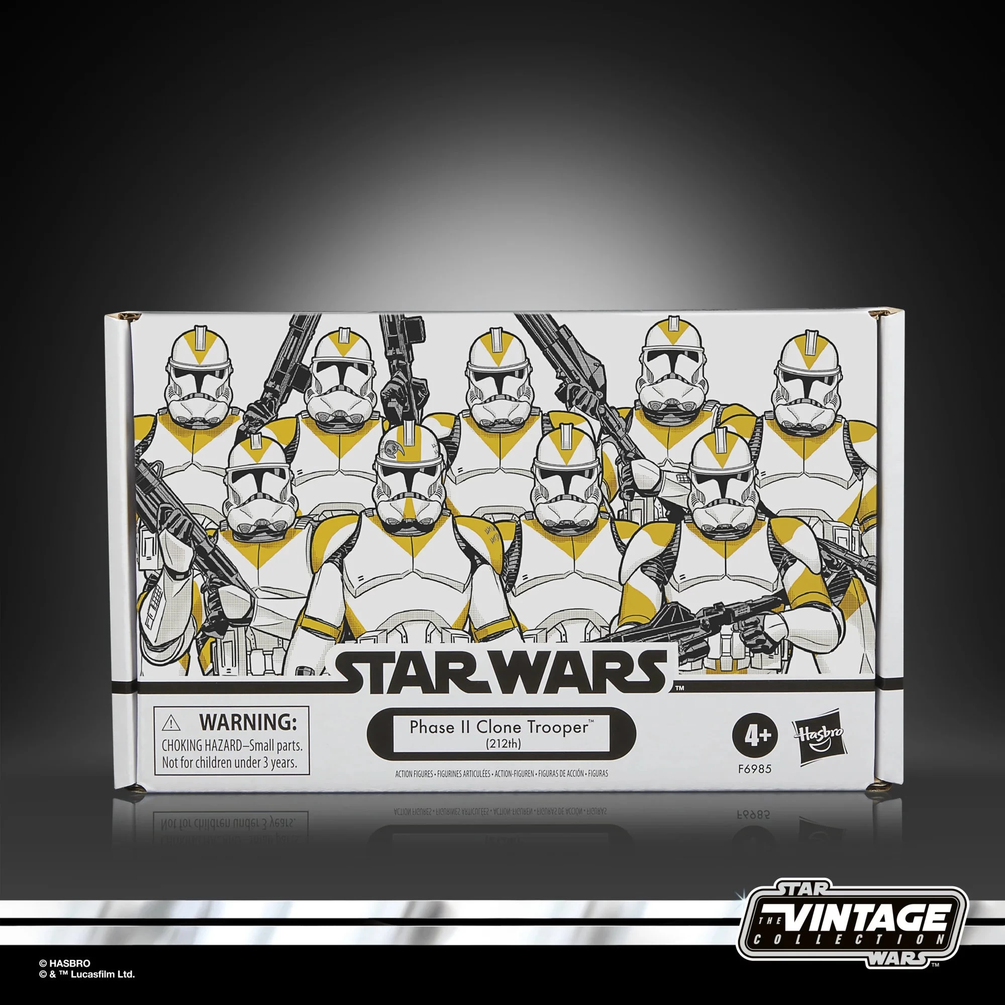 Hasbro Star Wars Vintage Collection Phase II Clone Trooper (212th) F6985 3.75" Action Figure 4-Pack 7 Hasbro Star Wars Vintage Collection Phase II Clone Trooper (212th) F6985 3.75" Action Figure 4-Pack - Image 5