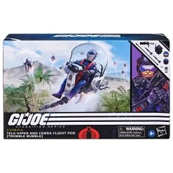 Hasbro G.I. Joe Classified Series Tele-Viper & Cobra Flight Pod (Trubble Bubble) Action Figure And Vehicle -Hasbro Sale Shop 5010996111524