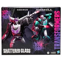 Hasbro Transformers Generations Shattered Glass Voyager Rodimus And Deluxe Sideswipe & Decepticon Whisper Action Figure 2 Pack -Hasbro Sale Shop 5010996138880