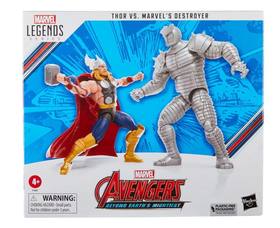 Hasbro Marvel Legends 60th Anniversary Avengers Beyond Earth's Mightiest Thor Vs The Destroy Two PackAction Figure 13 Hasbro Marvel Legends 60th Anniversary Avengers Beyond Earth's Mightiest Thor Vs The Destroy Two PackAction Figure - Image 11