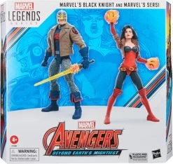 Hasbro Marvel Legends 60th Anniversary Avengers Beyond Earth's Mightiest Marvel's Black Knight And Marvel's Sersi Two Pack Action Figure -Hasbro Sale Shop 5010996142573