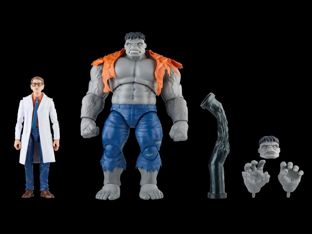 Hasbro Marvel Legends 60th Anniversary Avengers Beyond Earth's Mightiest Gray Hulk And Dr. Bruce Banner Two Pack Action Figure 4 Hasbro Marvel Legends 60th Anniversary Avengers Beyond Earth's Mightiest Gray Hulk And Dr. Bruce Banner Two Pack Action Figure - Image 2