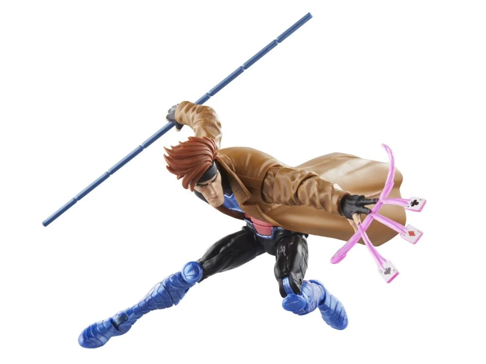 Hasbro Marvel Legends Vintage Retro Series '97 X-Men Gambit Action Figure 6 Hasbro Marvel Legends Vintage Retro Series '97 X-Men Gambit Action Figure - Image 4