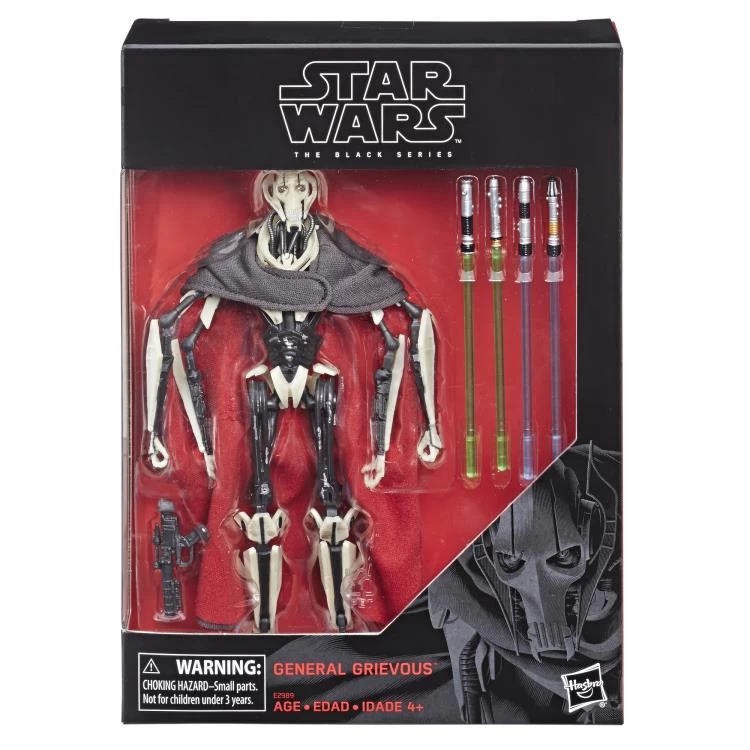 Hasbro Star Wars Black Series Revenge Of The Sith #D1 Deluxe General Grievous 6 Inch Action Figure 8 Hasbro Star Wars Black Series Revenge Of The Sith #D1 Deluxe General Grievous 6 Inch Action Figure - Image 6