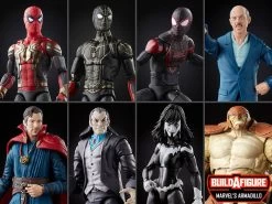 Hasbro Marvel Legends Spider-Man No Way Home Wave 1 Set Of 7 (Marvel's Armadillo BAF) Action Figure