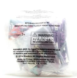 Hasbro Sale Shop 31 Hasbro Botcon 2014 Transformers Exclusive Set #1 Knight Apelinq Knght Flareup Knight Alpha Trizer Action Figures Souvenir Set #1